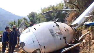 खोटाङ हेलिकप्टर दुर्घटनाका घाइते काठमाडौंको ह्याम्स अस्पतालमा भर्ना