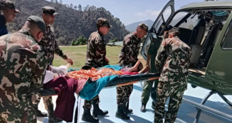 हेलिकप्टरमार्फत उद्वार गरिएकी महिला र नवजात शिशुको मृत्यु