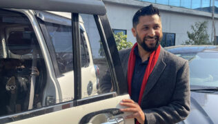 रवि लामिछाने काठमाडौं जिल्ला अदालतमा उपस्थित
