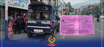 प्रहरीकै सवारी साधन फुटपाथमा पार्क गरिएपछि…