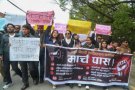 टियुमा संयुक्त विद्यार्थी संगठनको प्रदर्शन, सरकारविरुद्ध मार्चपास