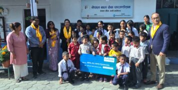 सानिमा रिलायन्स लाइफ इन्स्योरेन्सद्वारा नेपाल बाल सेवा फाउन्डेसनलाई आर्थिक सहयोग