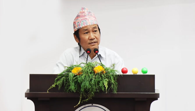 भूगोलभन्दा ठूलो बजेट होइन, प्रधानमन्त्री संसदमा आएर अभिव्यक्ति सच्याउनुपर्छ : हर्क साम्पाङ