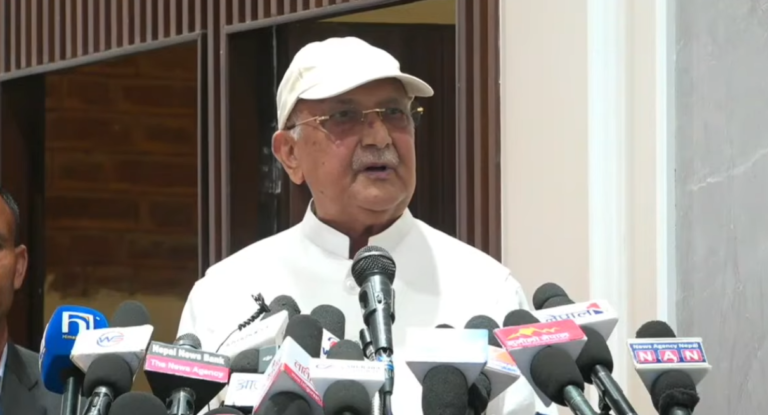 सरकारको हस्तक्षेपका कारण एन्फा अन्तर्राष्ट्रिय प्रतिबन्धमा परेको ओलीको आरोप