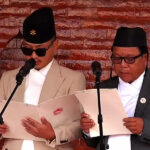 सुदन गुरुङ र महावीर पुनले लिए मन्त्री पदको शपथ