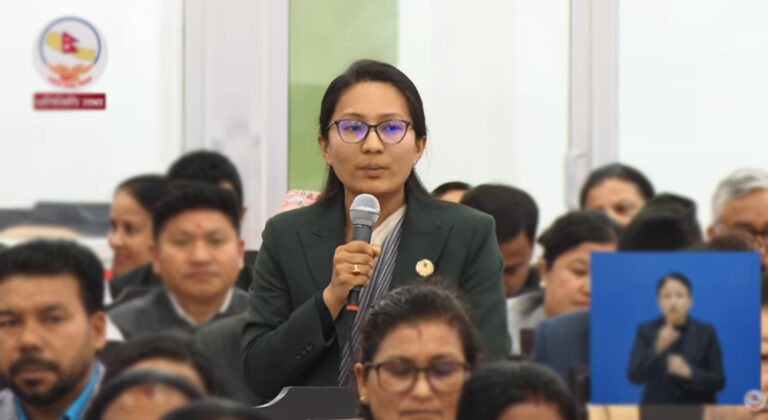 सरकारमाथि प्रश्न उठ्दा स्टन्टले छोप्ने शैली अब पुरानो भयो : सांसद गीता गुरुङ