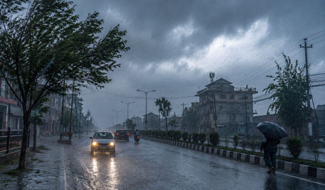 दुई दिन मनसुन थप सक्रिय हुने, भारीदेखि अति भारी वर्षाको सम्भावना
