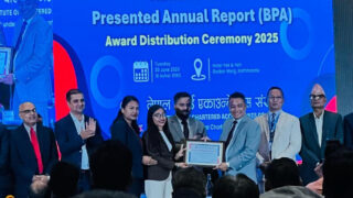 सन नेपाल लाइफलाई आइक्यानको नेशनल बेस्ट प्रेजेन्टेड एनुअल रिपोर्ट अवार्ड २०२५ अन्तर्गत ‘सर्टिफिकेट अफ मेरिट’